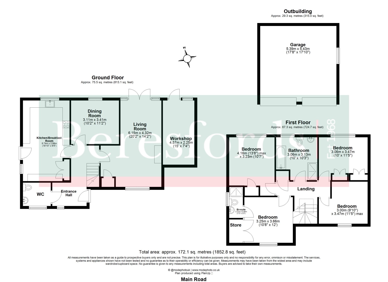 114A, Main Road, Chelmsford floorplan