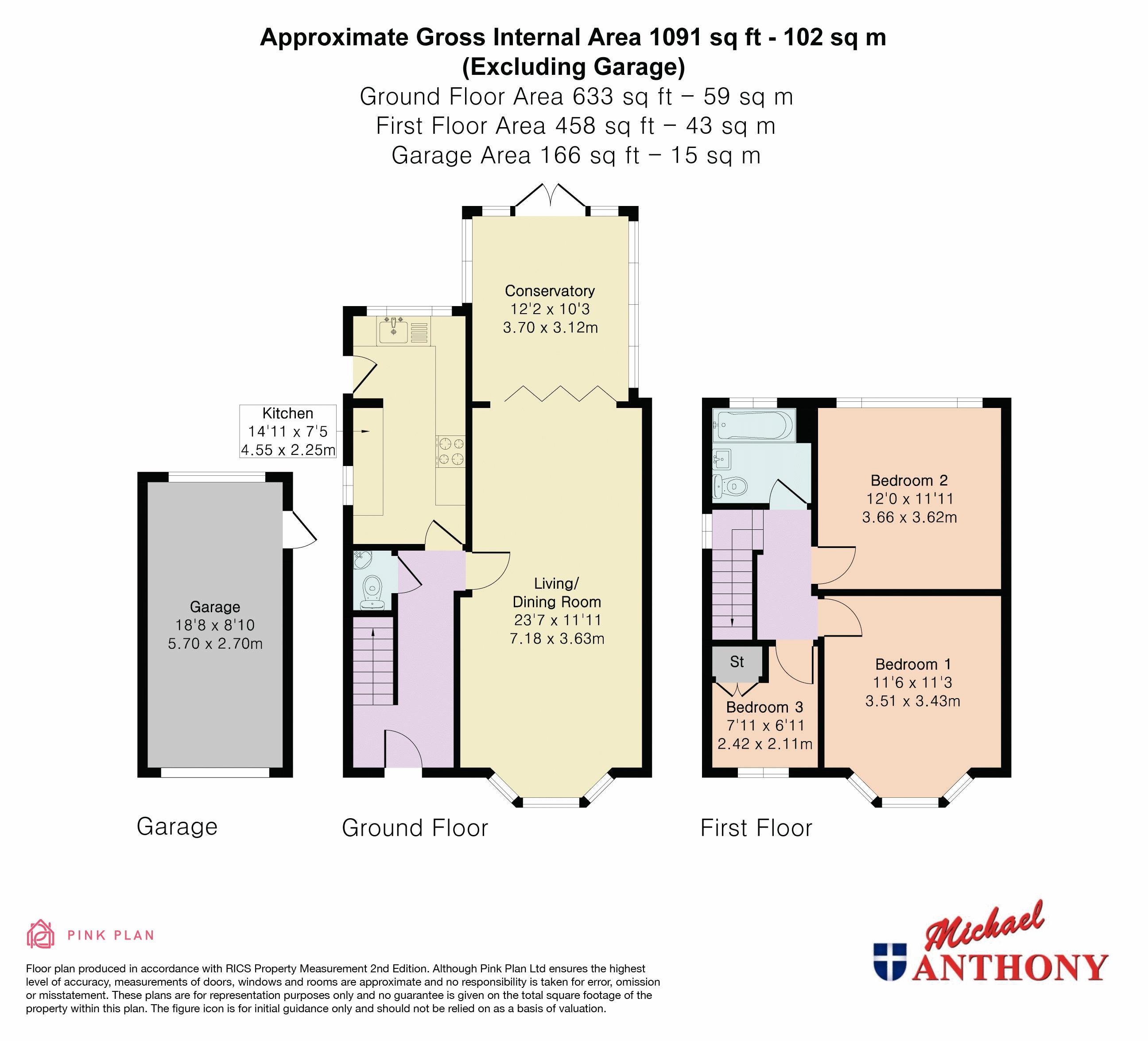 21, Cottingham Grove, Milton Keynes floorplan