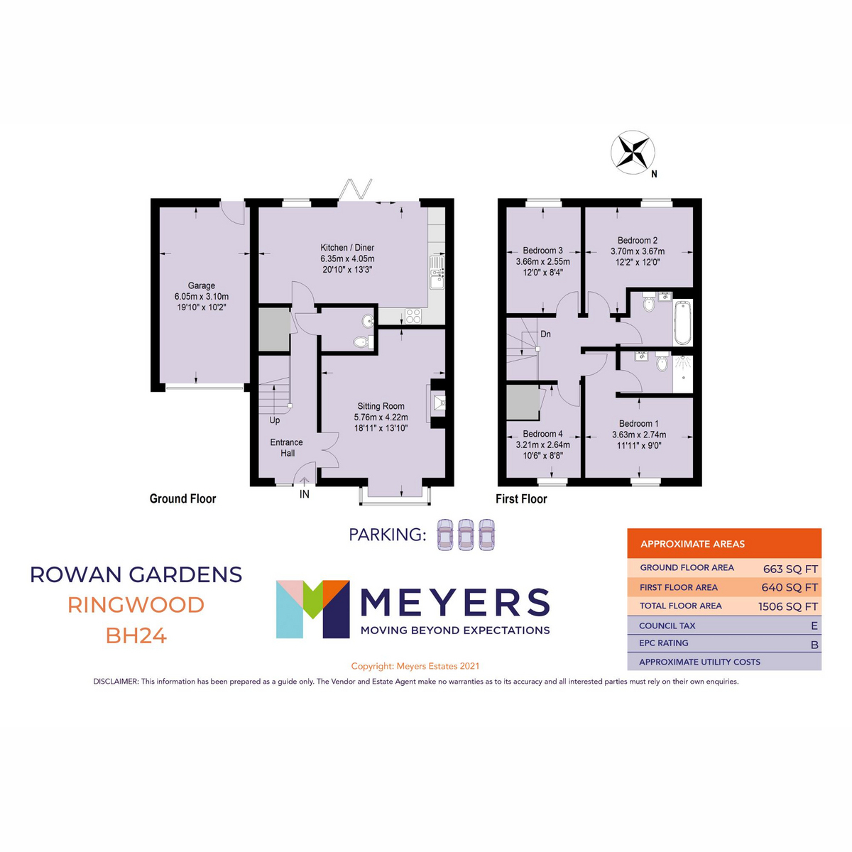 4, Rowan Gardens, Ringwood floorplan