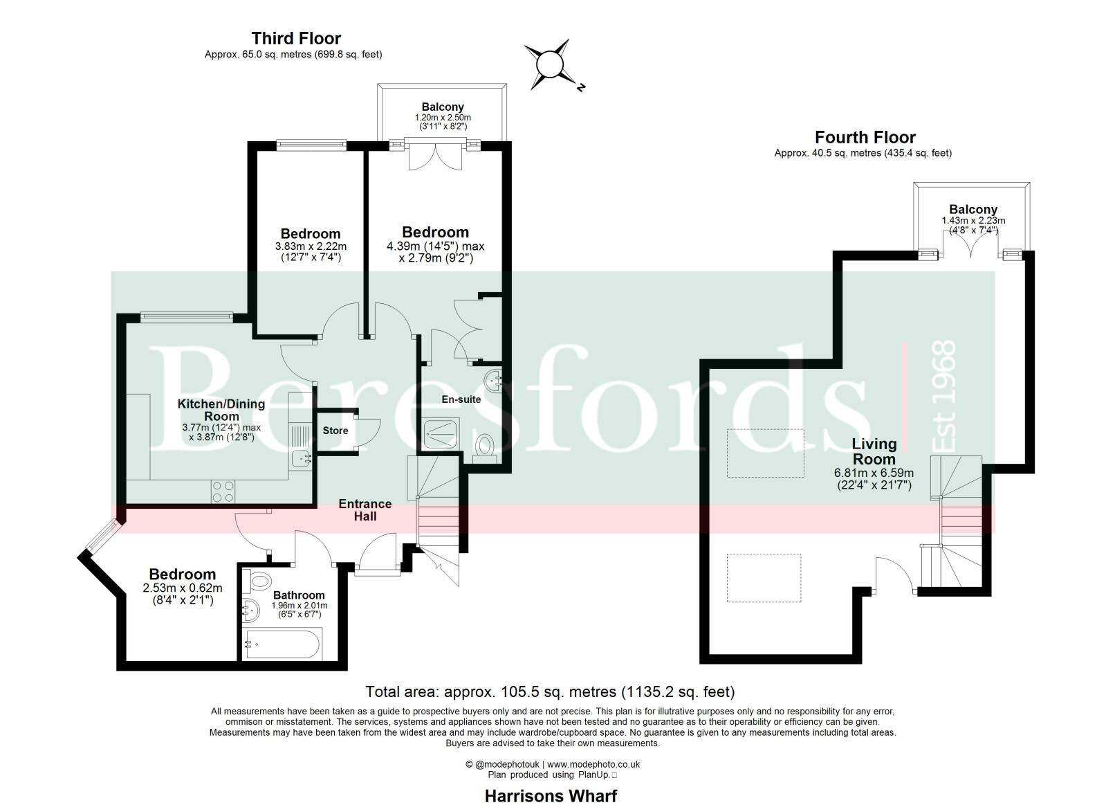 106, Harrisons Wharf, Essex floorplan