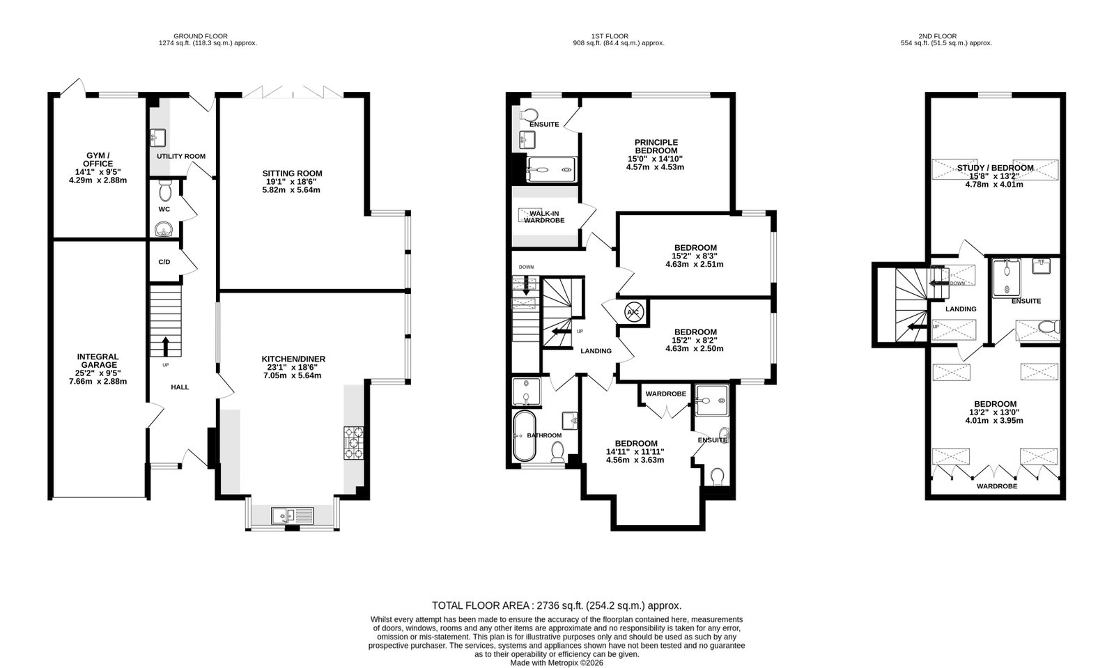 3, Evendine Mews, Malvern floorplan
