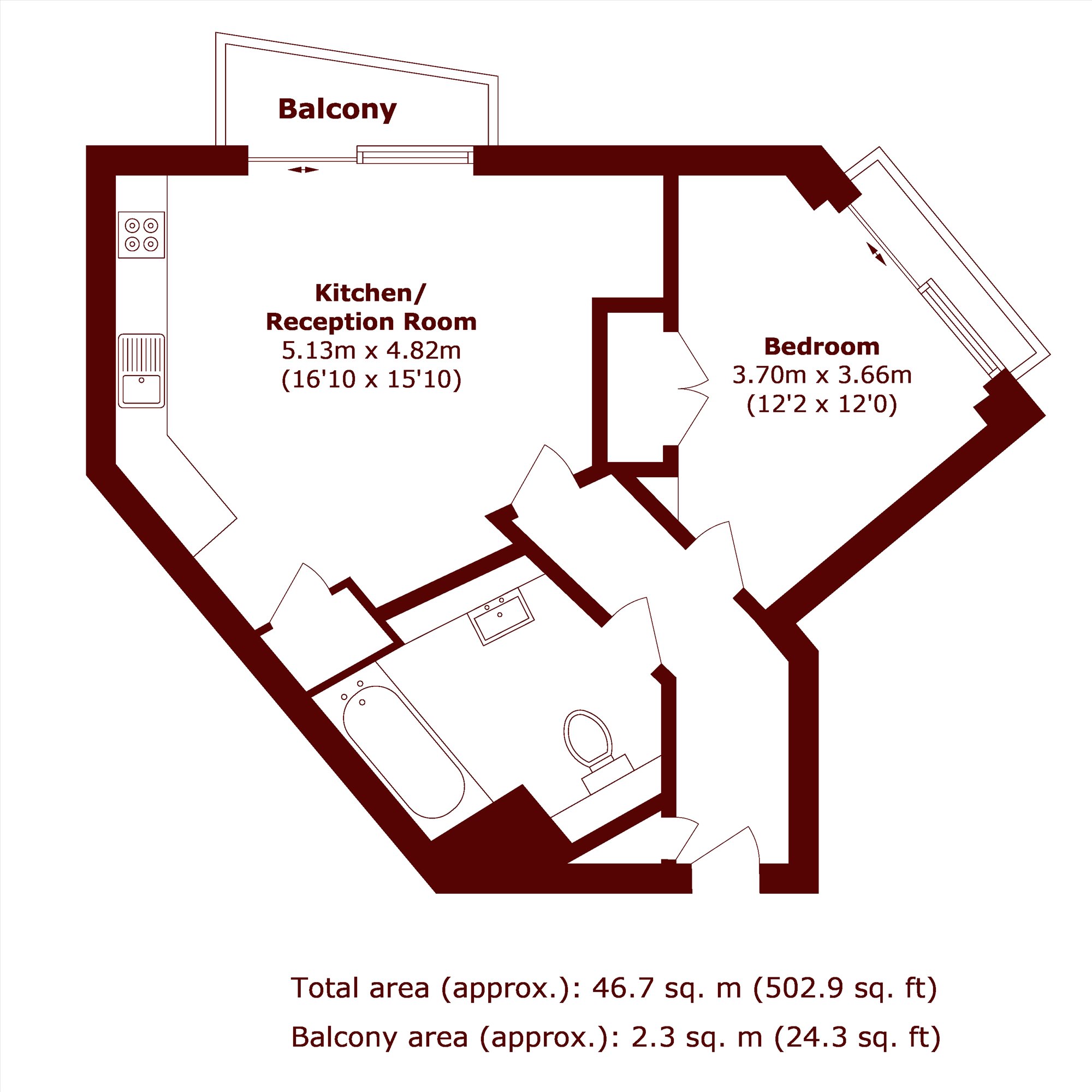 13 Cityview, Lansdowne Lane, London floorplan