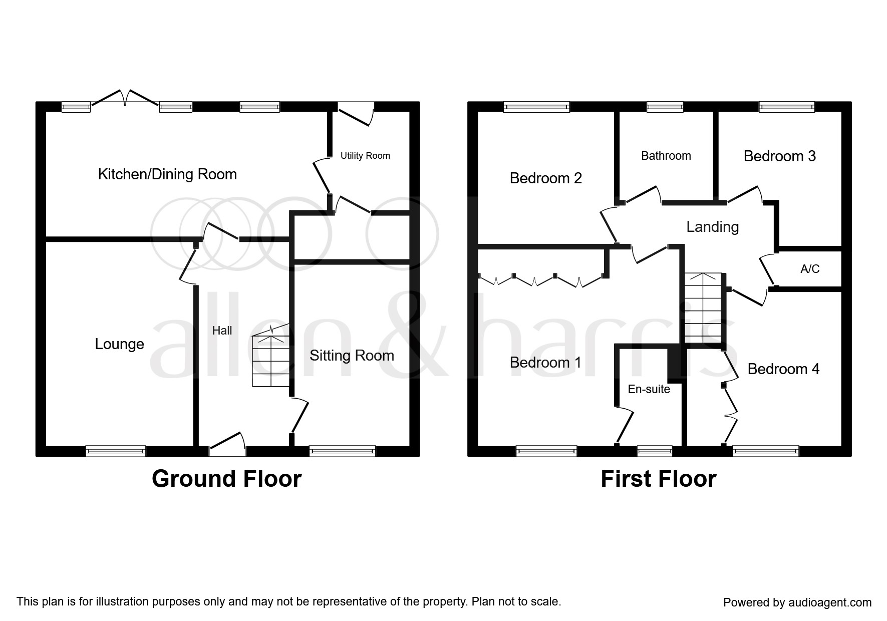 4 Bedrooms Detached house for sale in Llewellyns View, Gilfach Goch, Porth CF39