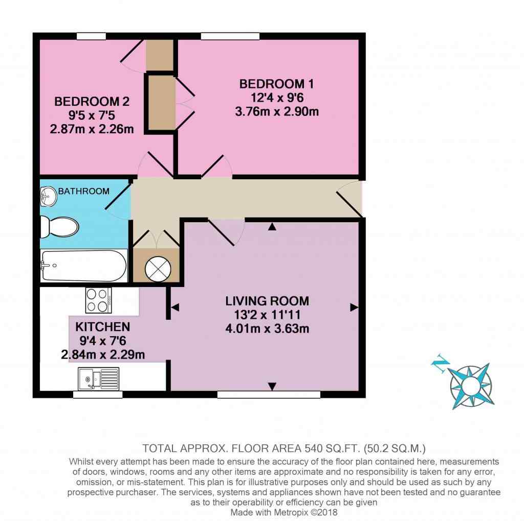 2 Bedrooms Flat to rent in Limeway Terrace, Dorking RH4