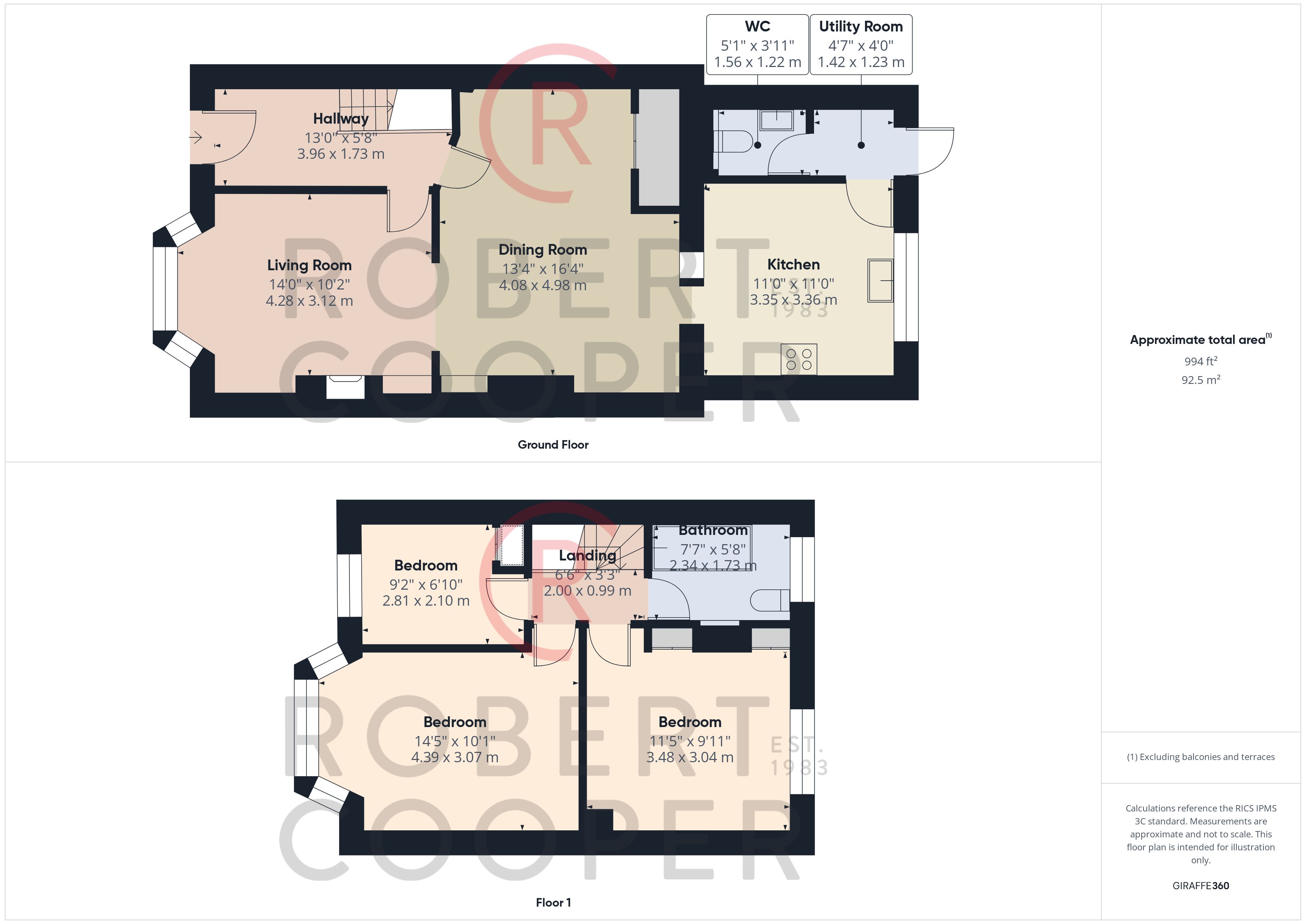 5, Lea Crescent, Ruislip floorplan