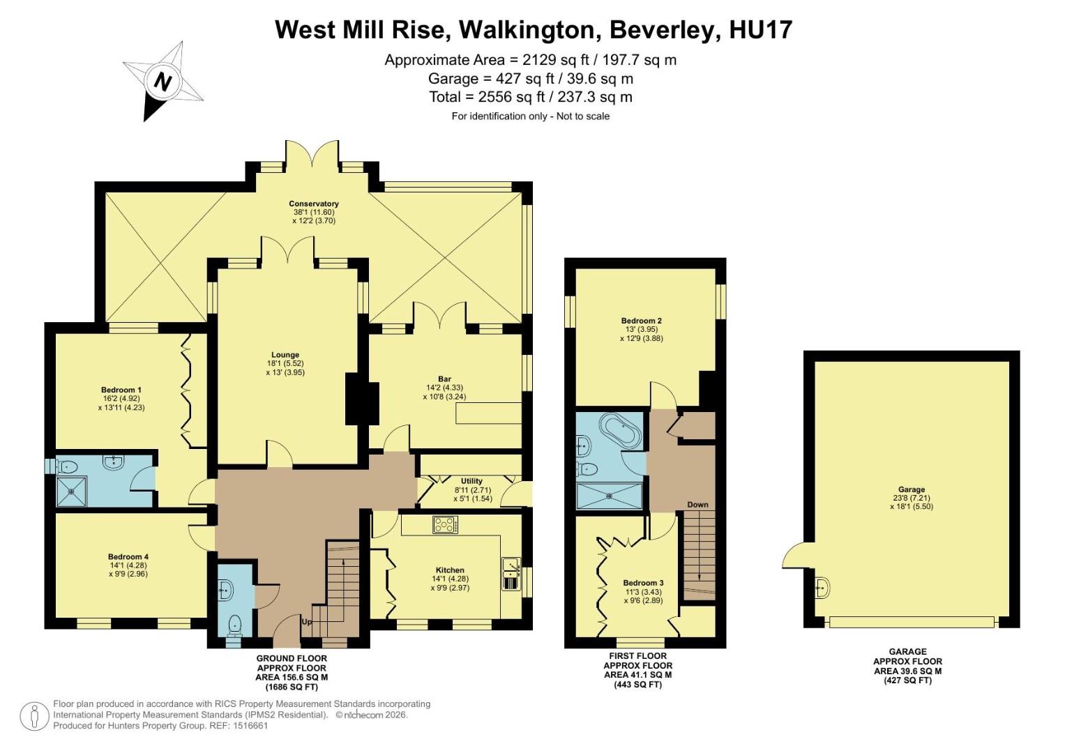 27, West Mill Rise, Beverley floorplan