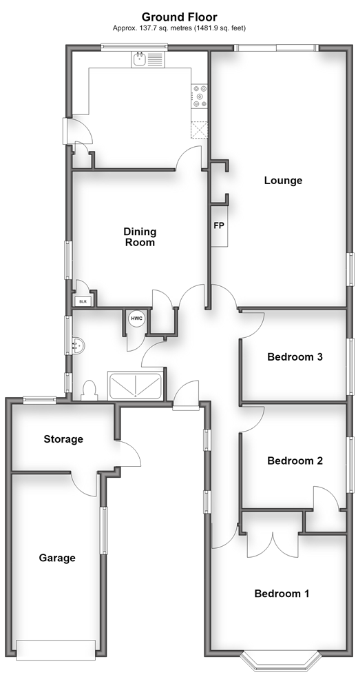 Butchers Lane Mereworth, Maidstone floorplan