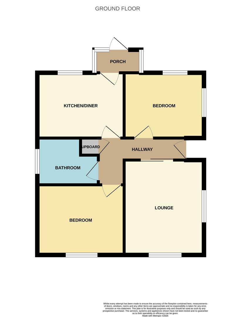 14, Donstan Road, Highbridge floorplan