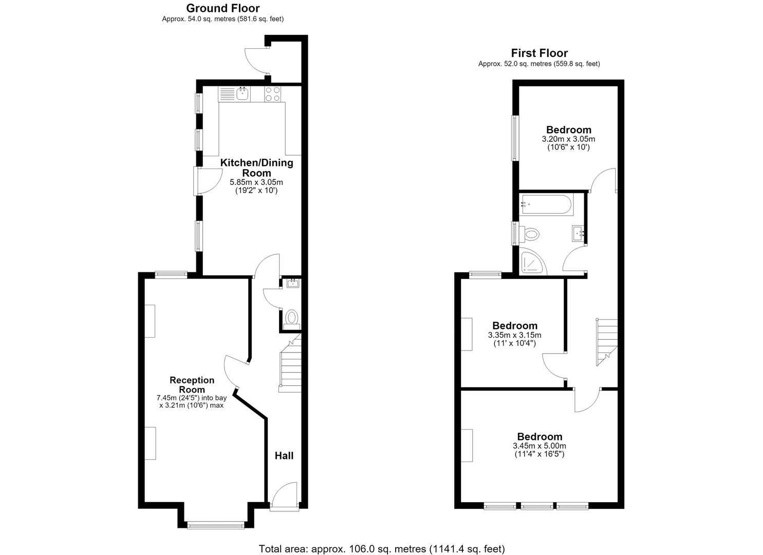 38, Bensham Grove, Thornton Heath floorplan