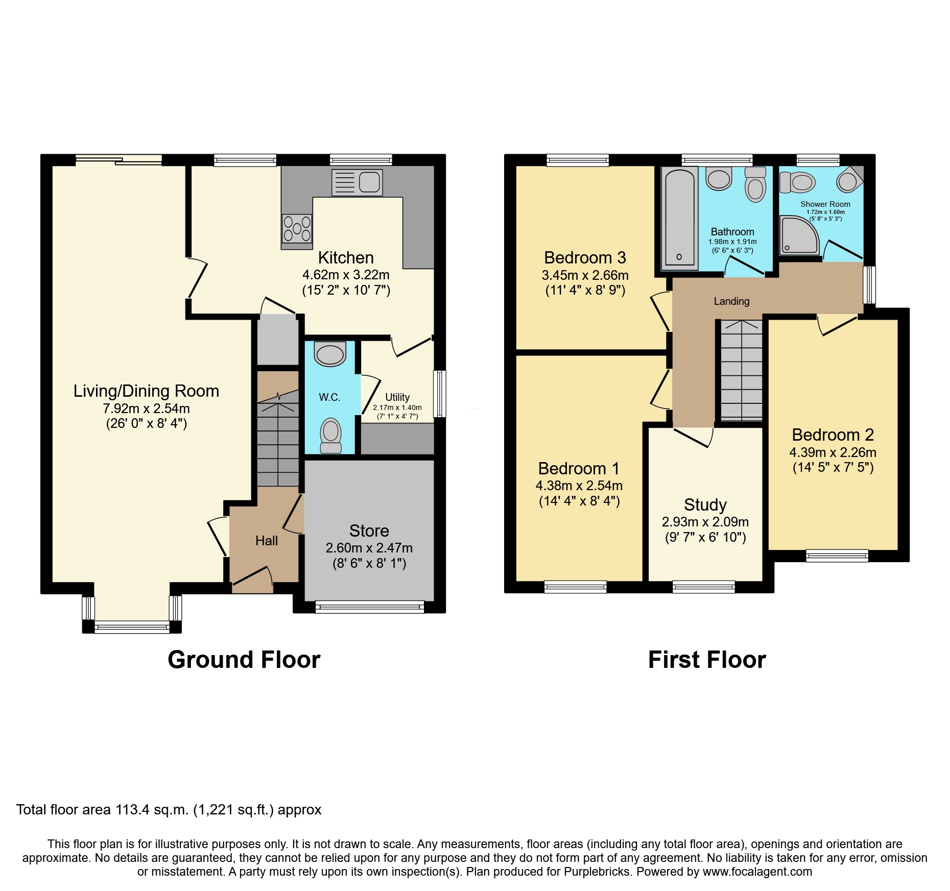 67, Uplands, Stevenage floorplan