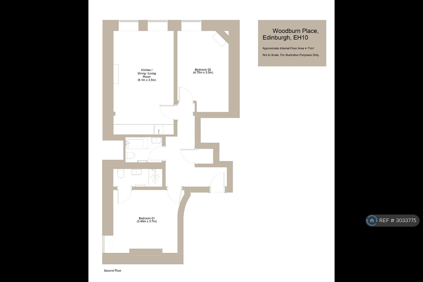 Woodburn Place, Edinburgh floorplan