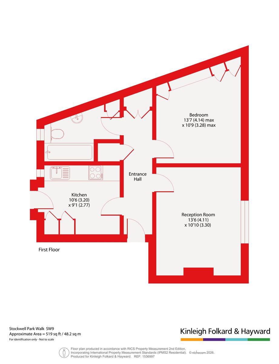 Stockwell Park Walk, Brixton floorplan