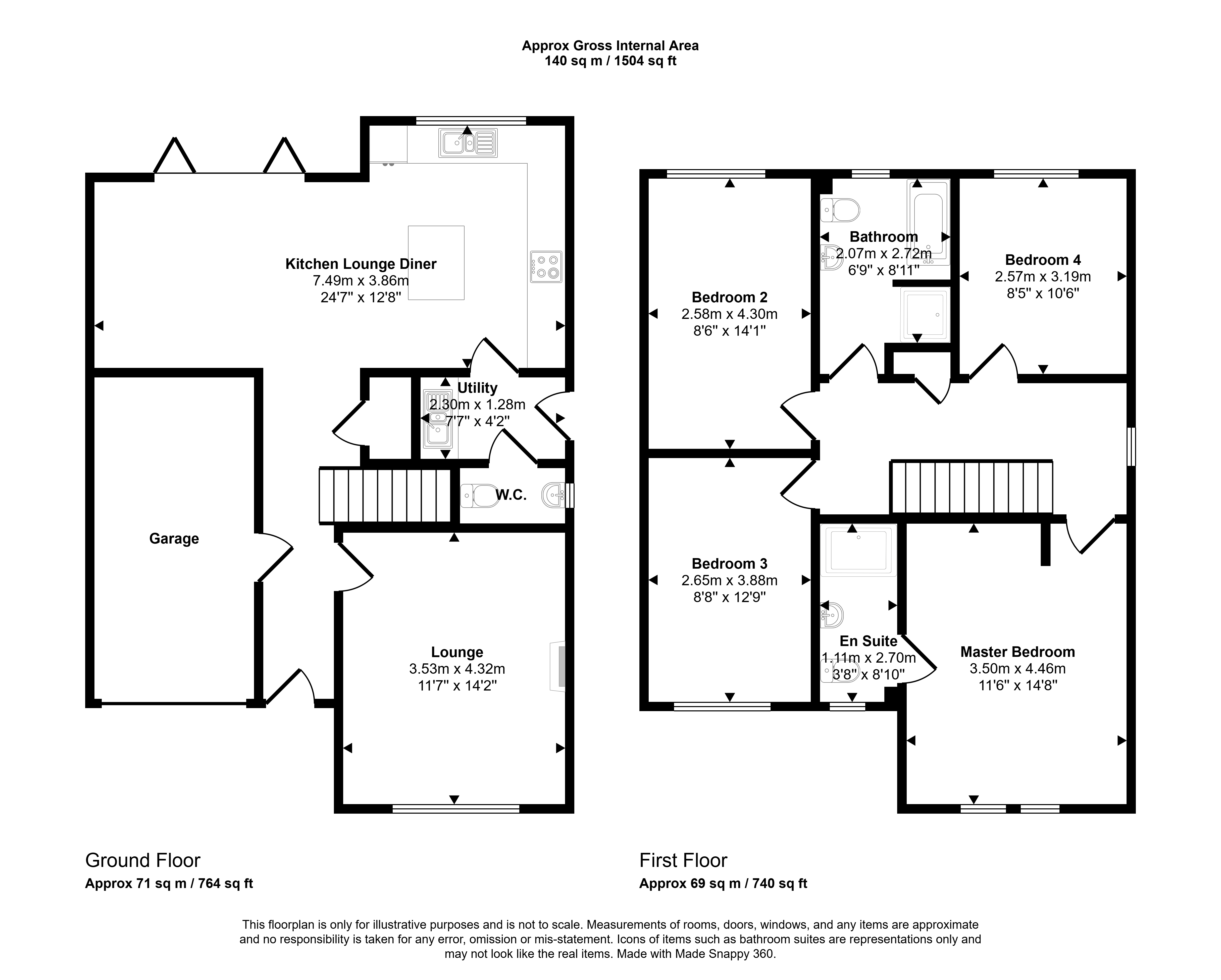 3, Blacksmith Drive, North Shields floorplan