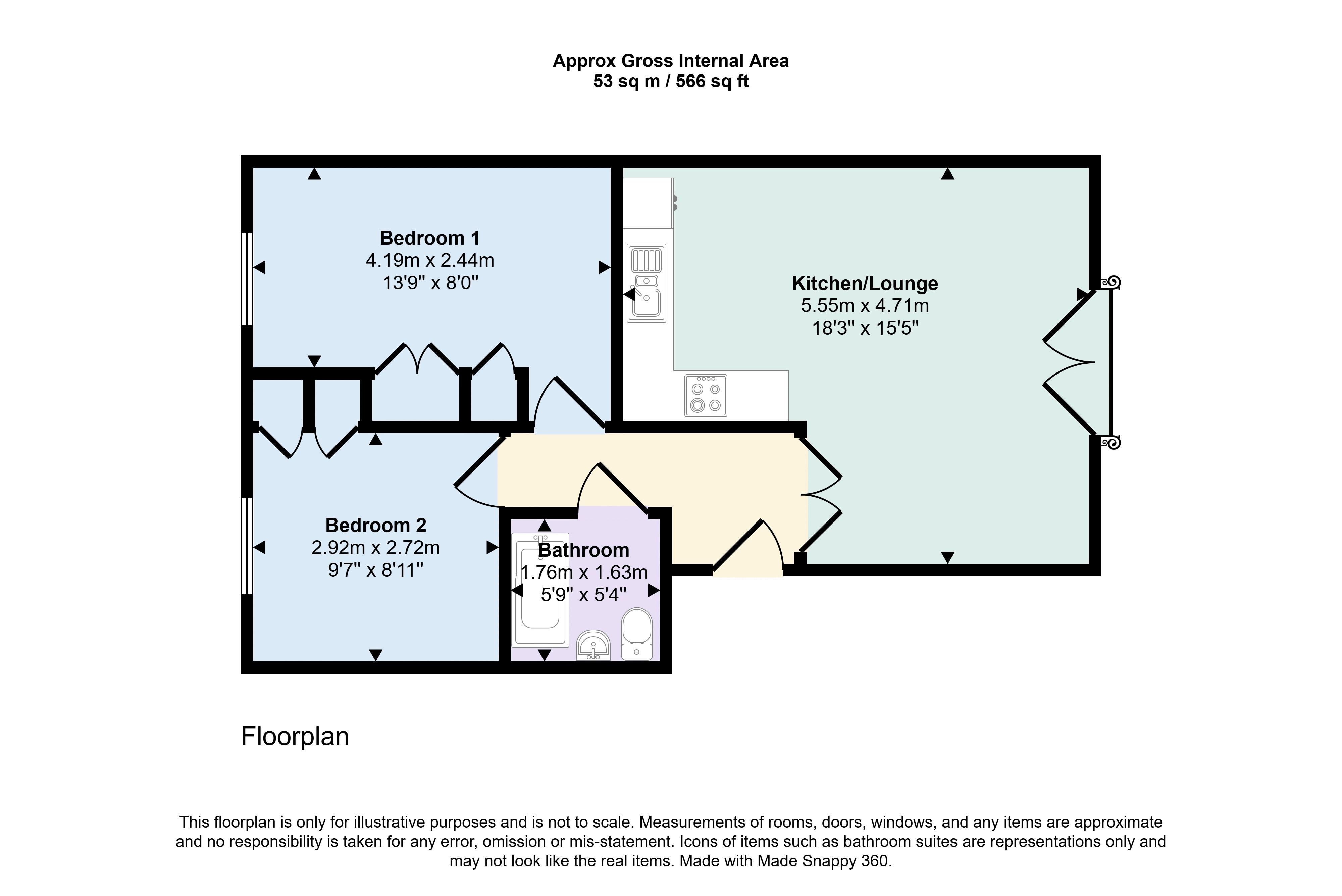 38, Conigre Square, Trowbridge floorplan
