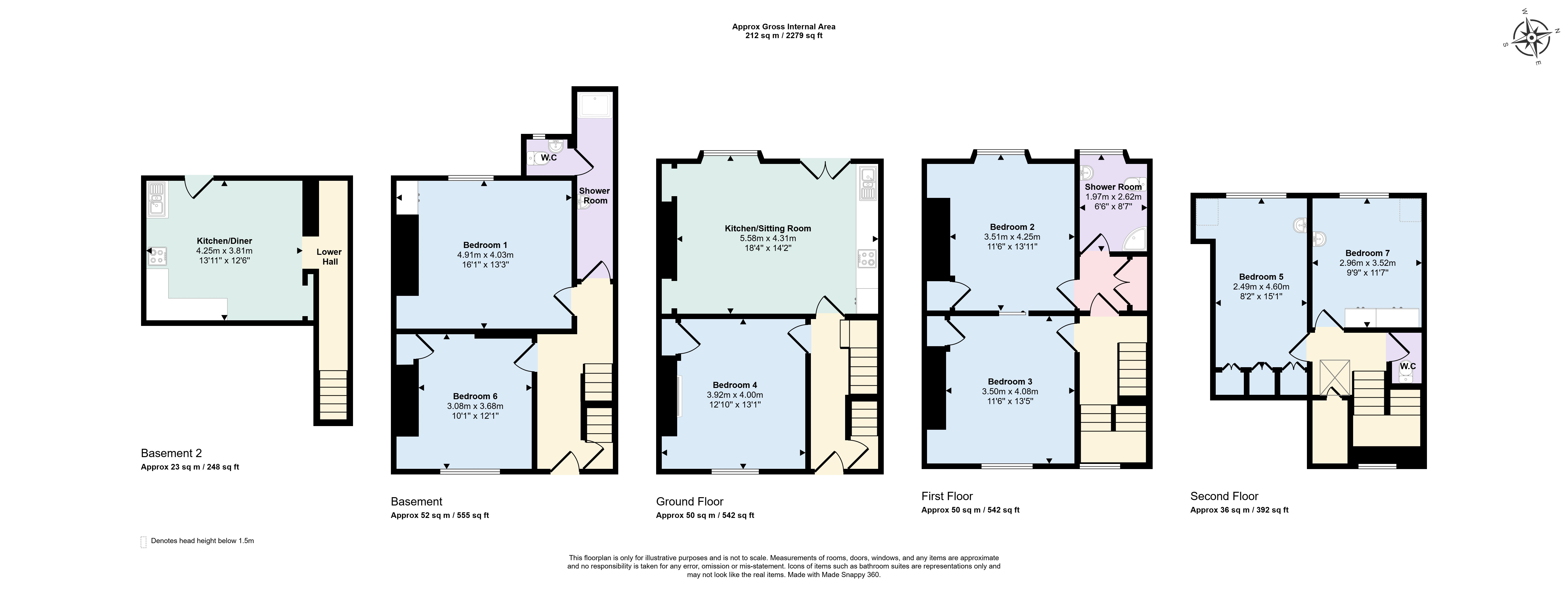 6, Elm Place, Bath floorplan