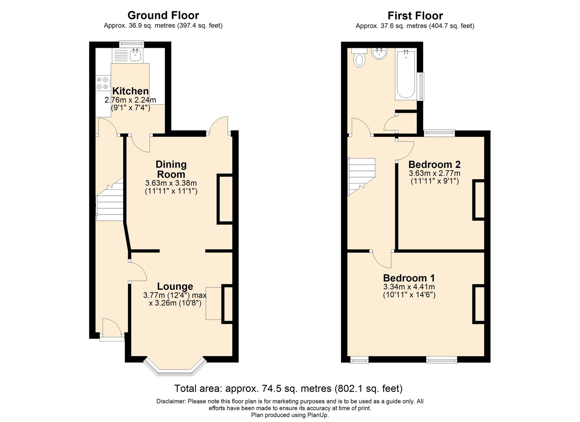 185 Wellfield Street, Warrington floorplan