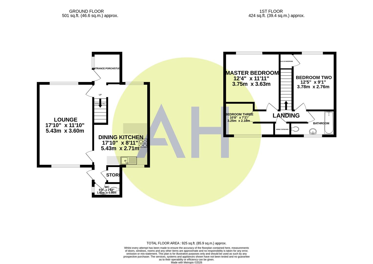 88, Lingfield Avenue, Sale floorplan