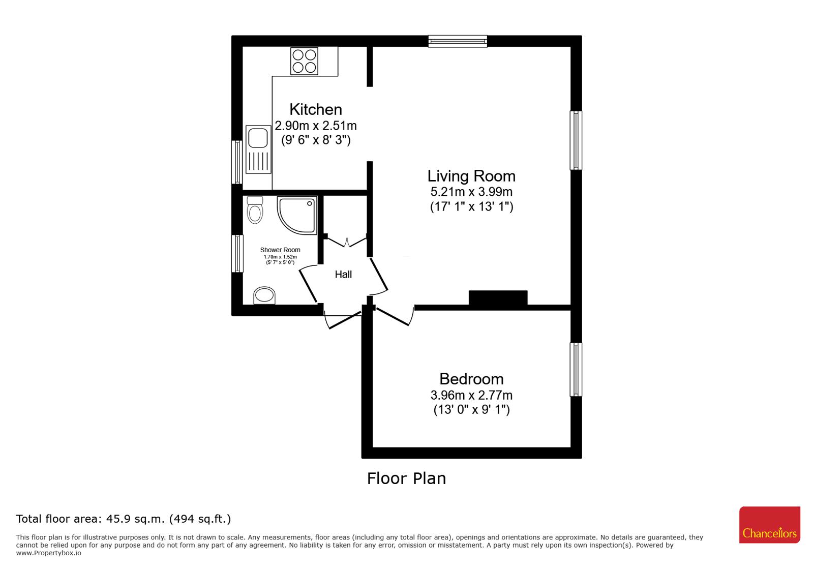 Flat 3 Post Office Stores, Church Street, Thatcham floorplan