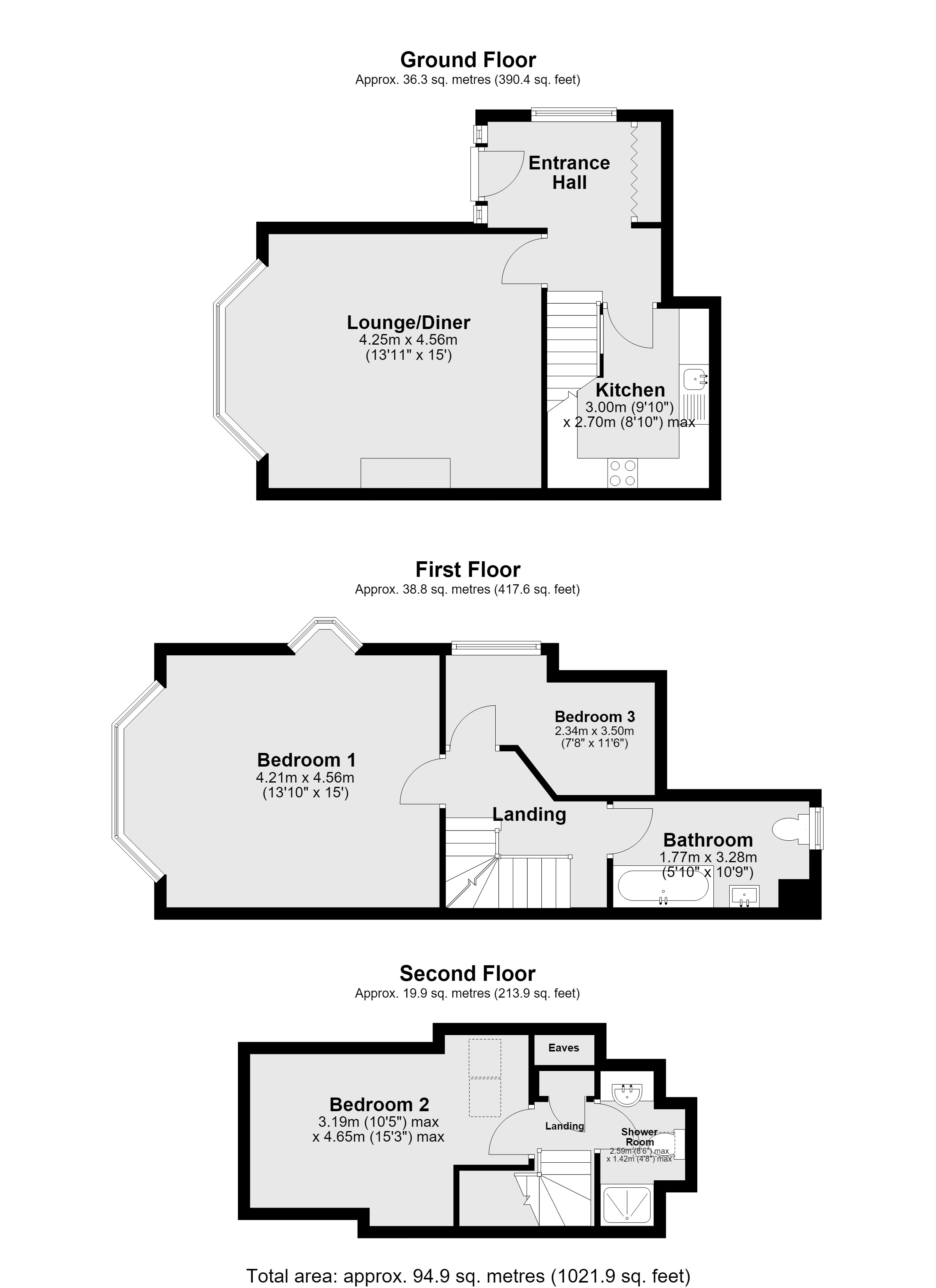Flat 1, 24, Doddington Road, Lincoln floorplan