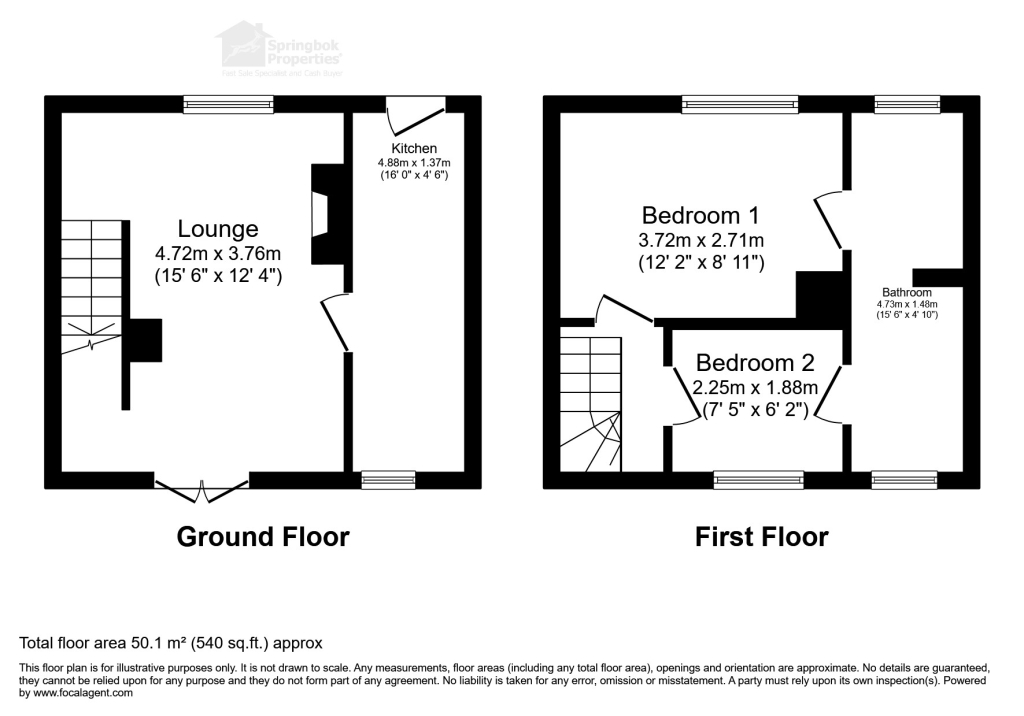 1, Canal View, Llanymynech floorplan