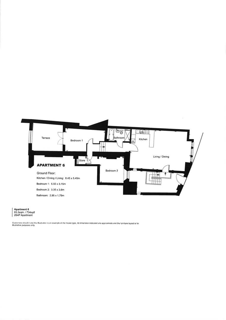 Flat 6, Riversvale, Litchdon Street, Barnstaple floorplan