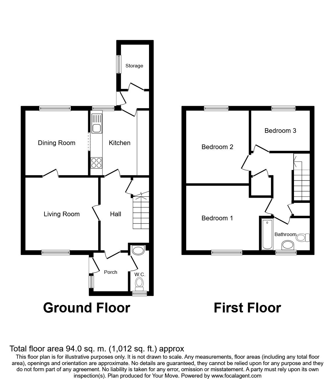 3 Bedrooms Terraced house for sale in School Road, Wychbold, Droitwich WR9