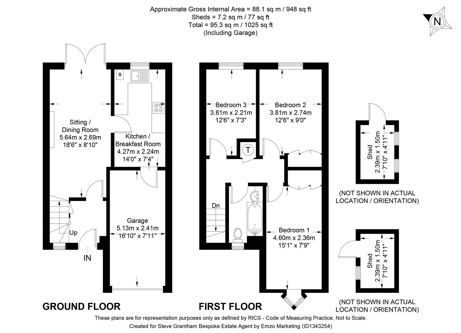Cottage Close, Denmead floorplan
