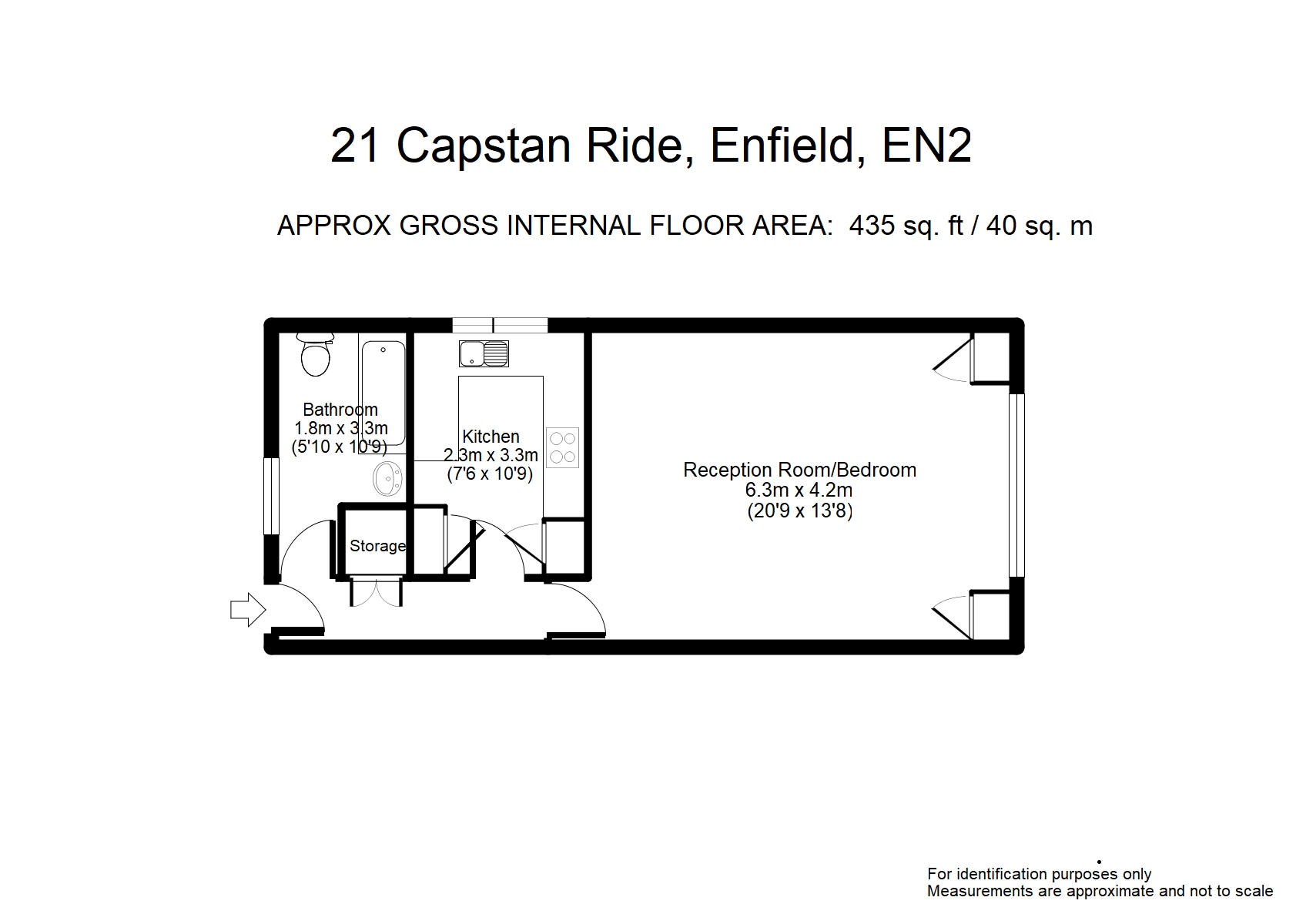 21, Capstan Ride, Middlesex floorplan