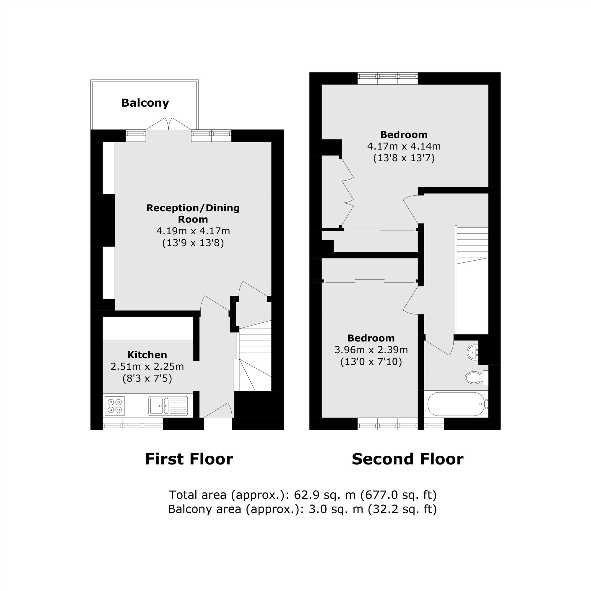 48, Barclay Close, London floorplan