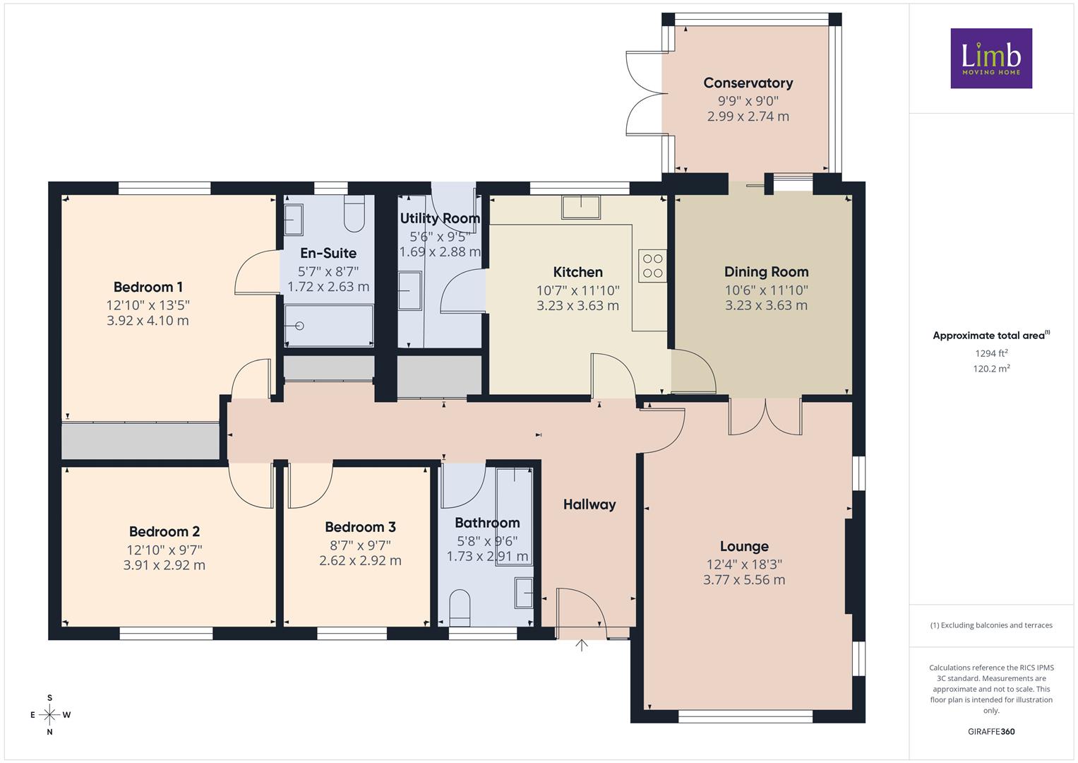 145, Mill Rise, Skidby floorplan