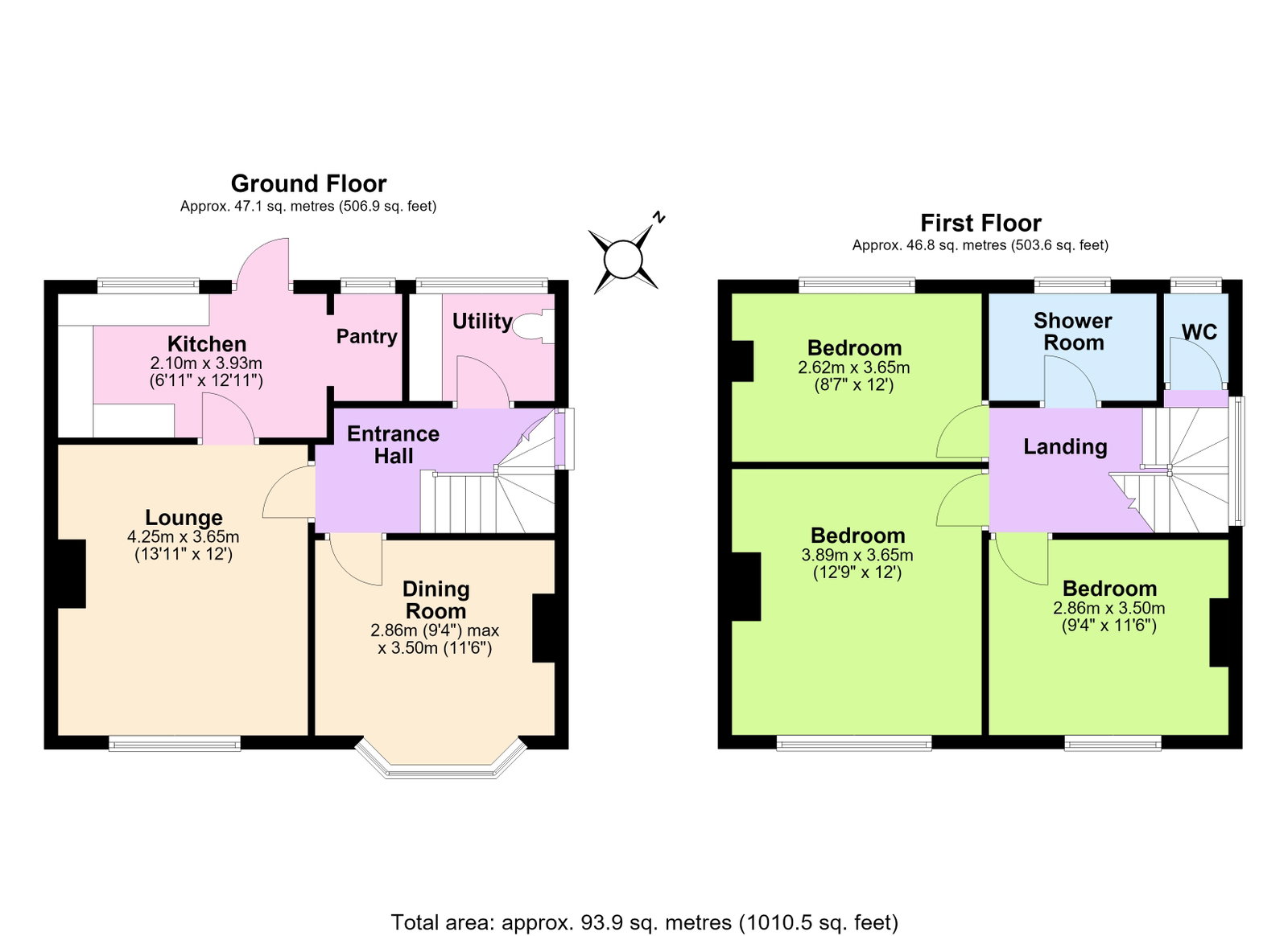 17, Cliff Crescent, Nottingham floorplan