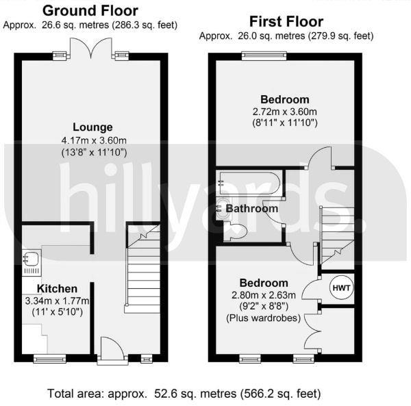 2 Bedrooms Terraced house to rent in The Dell, Aylesbury HP20