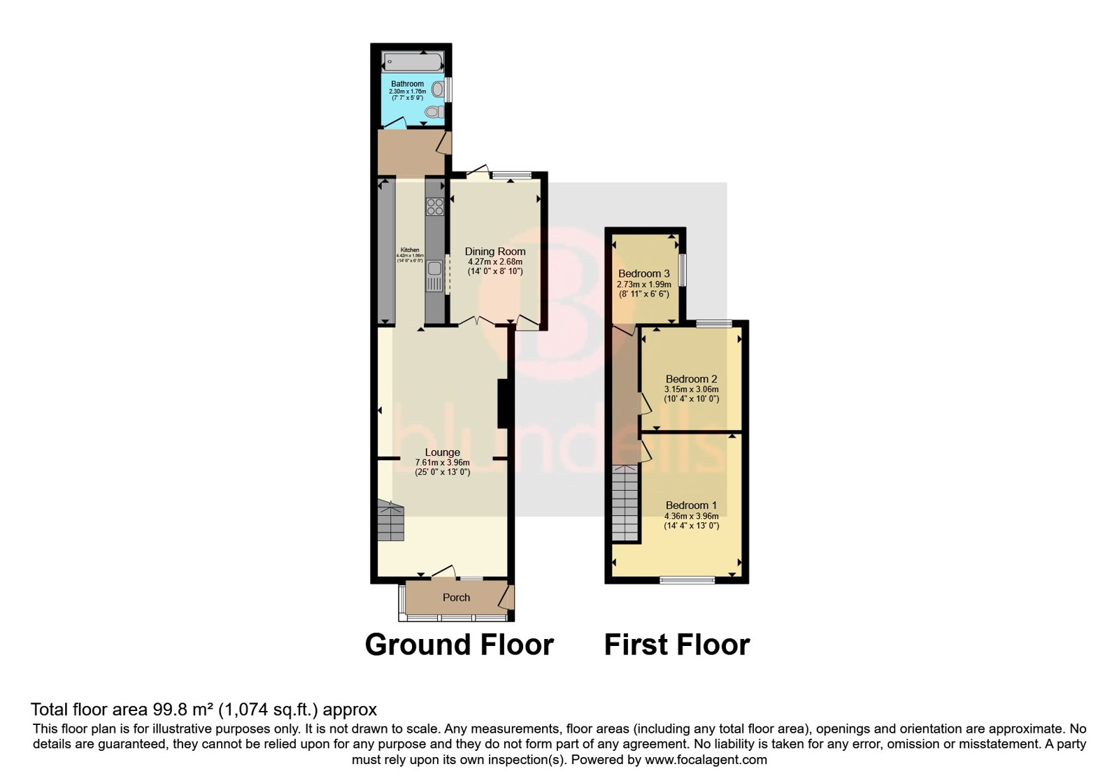 68, Staveley Street, Doncaster floorplan
