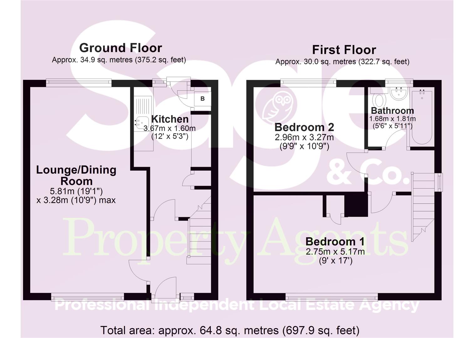 Elm Drive, Risca, Newport NP11, 2 bedroom semidetached house for sale