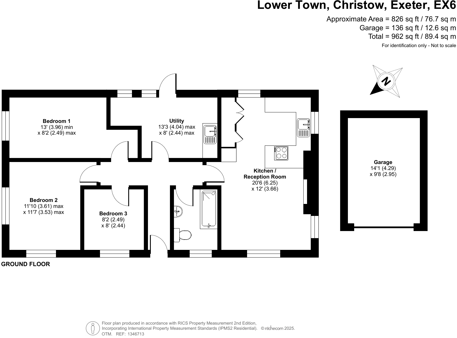 Wilsdene,, Lower Town, Exeter floorplan