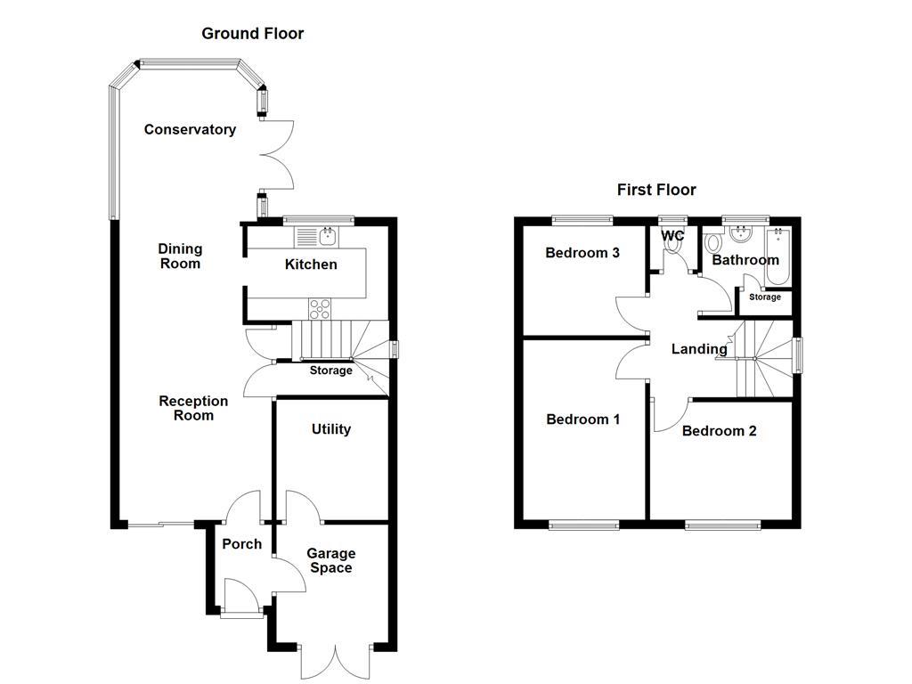 29, Hyacinth Close, Rossendale floorplan