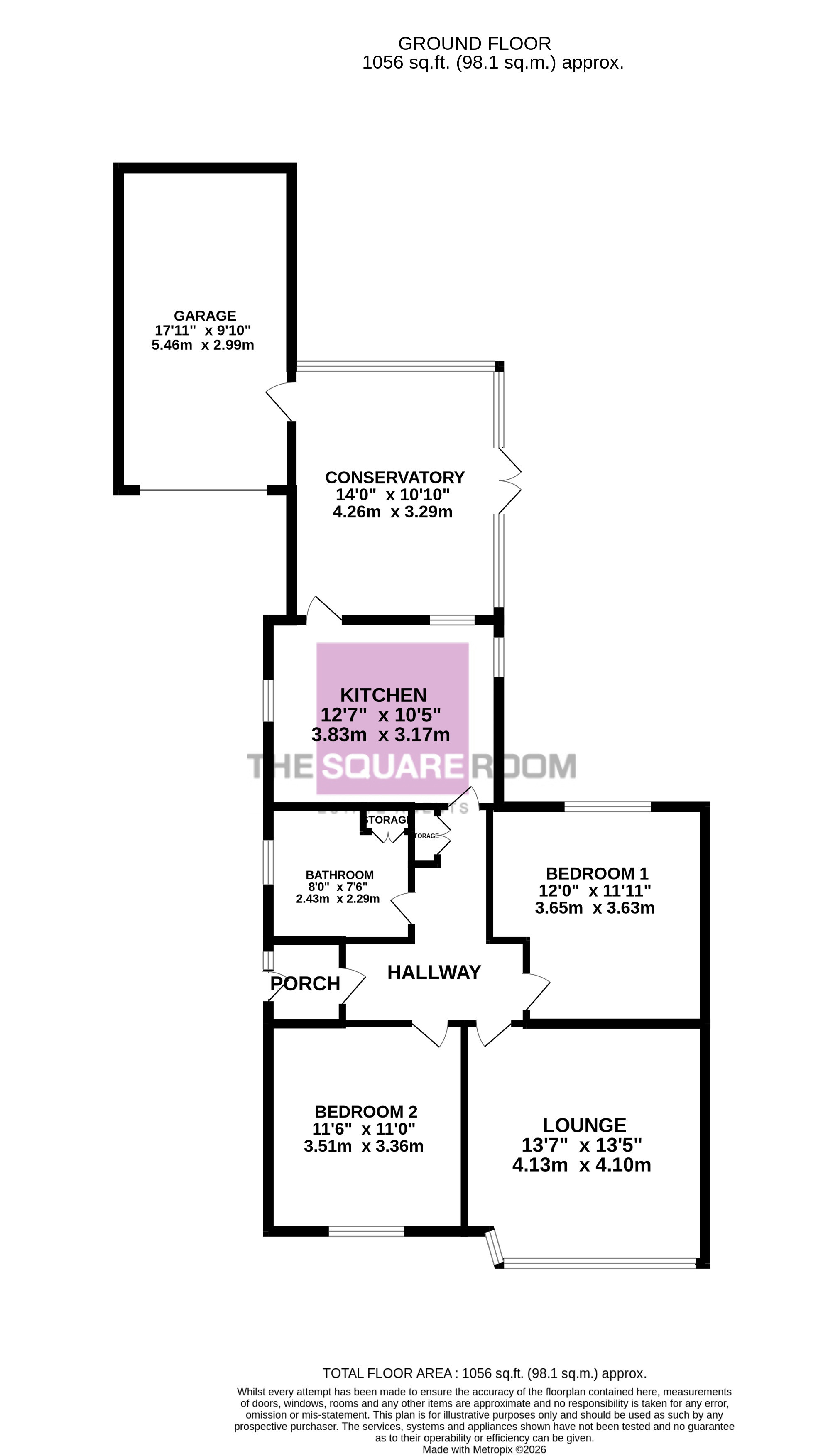 42, Woodridge Avenue, Norbreck floorplan