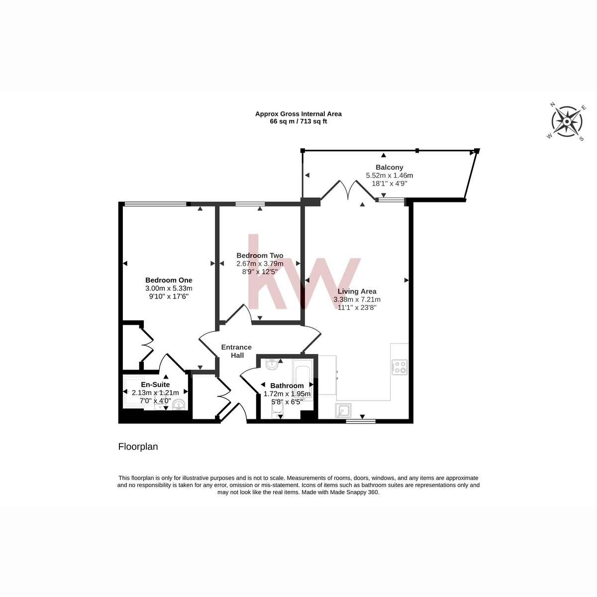 20 Brooking House, Rollason Way, Brentwood floorplan