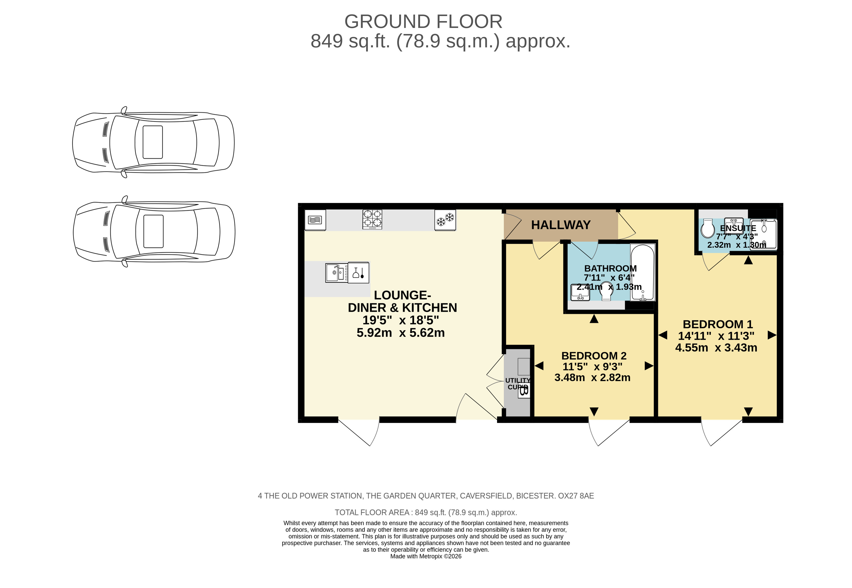 4, The Old Power Station, Caversfield floorplan
