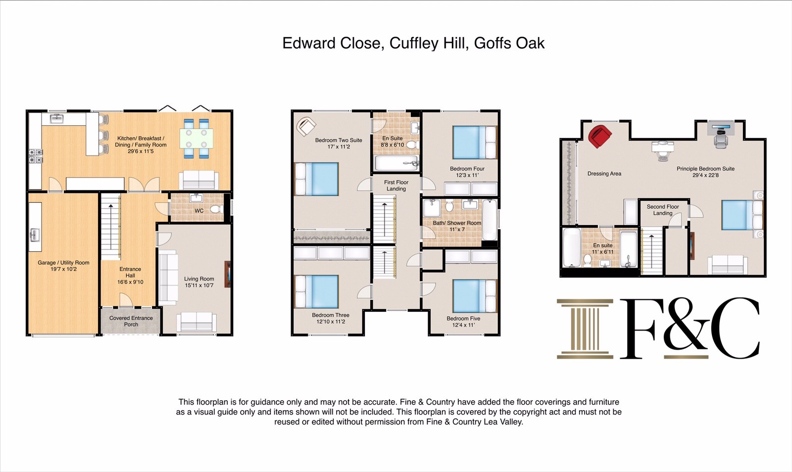 17 Edward Close, Cuffley Hill, Goffs Oak floorplan