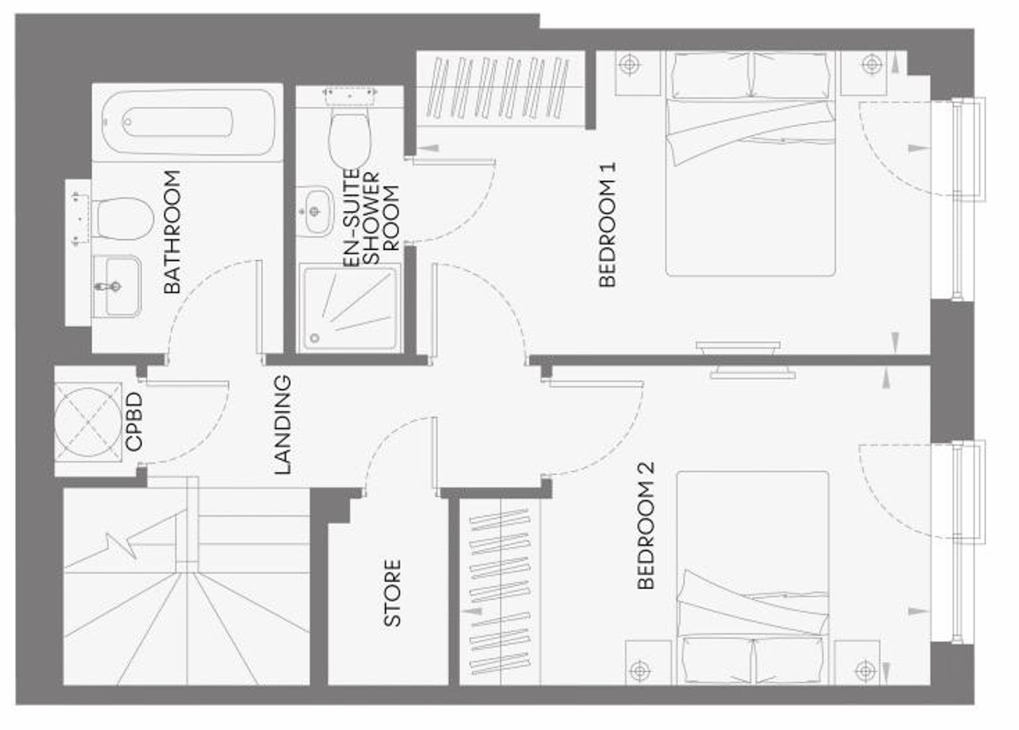 6 The Mews Linden Close, Tunbridge Wells floorplan