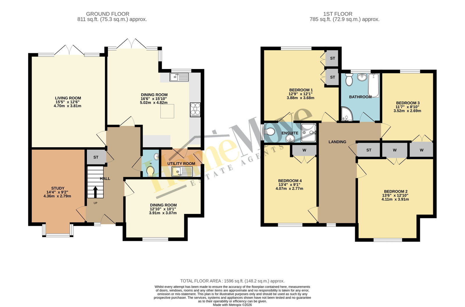 2, Iris Close, Loughborough floorplan