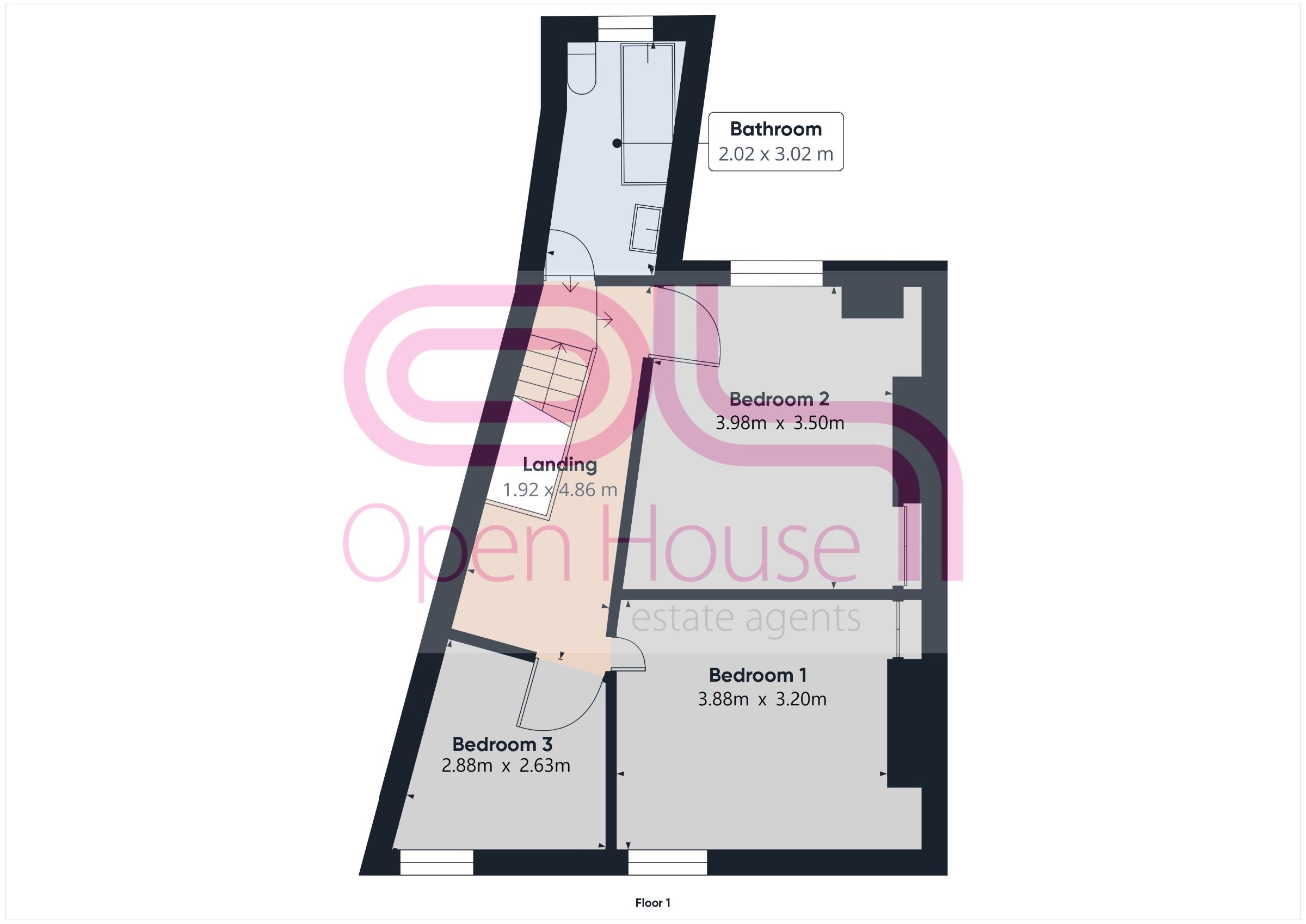 58 School Lane, Preston floorplan