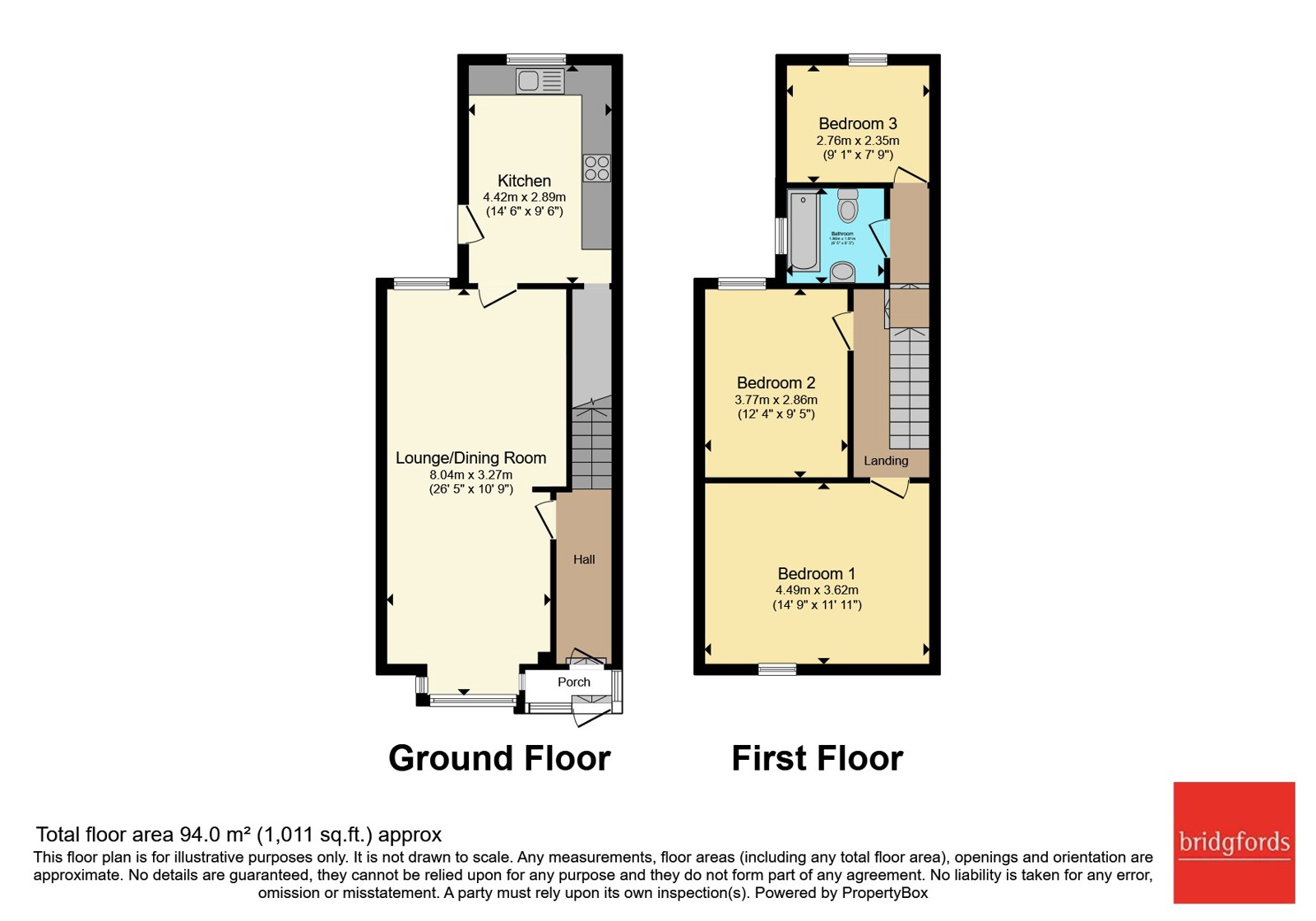 28, Gorse Street, Manchester floorplan