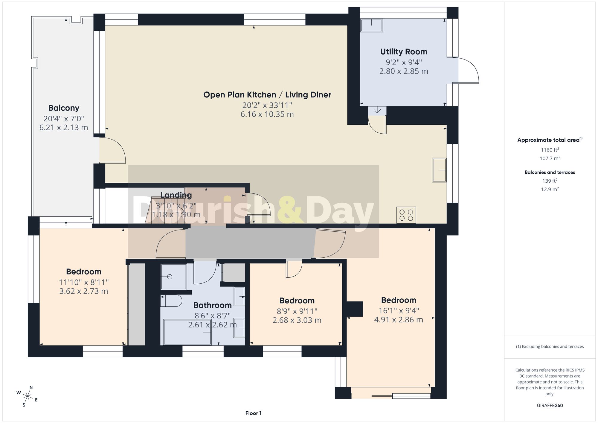 31 Kings Drive, Stafford floorplan