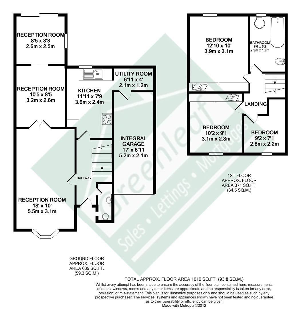 3 Bedrooms  to rent in Cloisterham Road, Rochester ME1