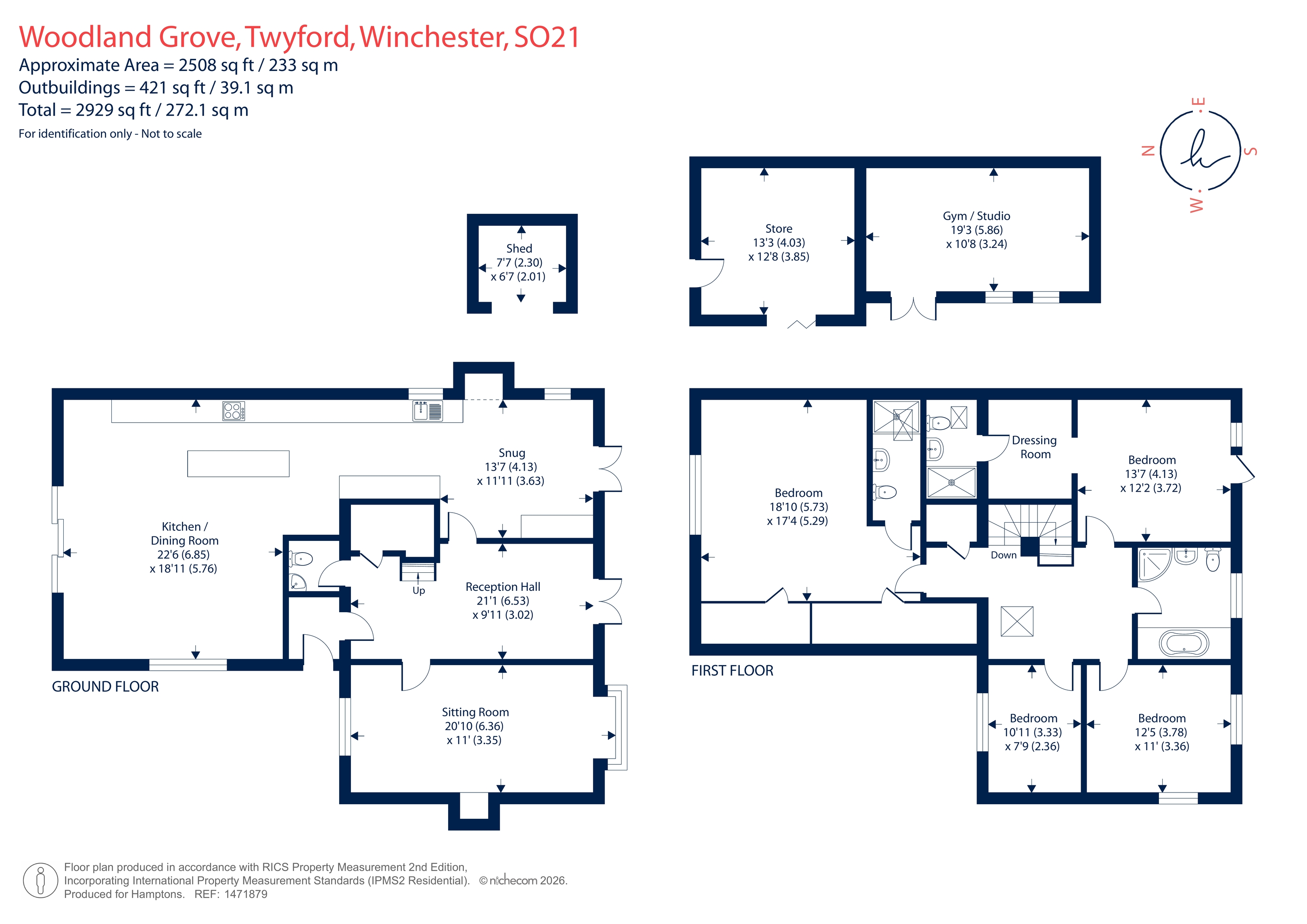 Rosewood, Woodlands Drove, Winchester floorplan
