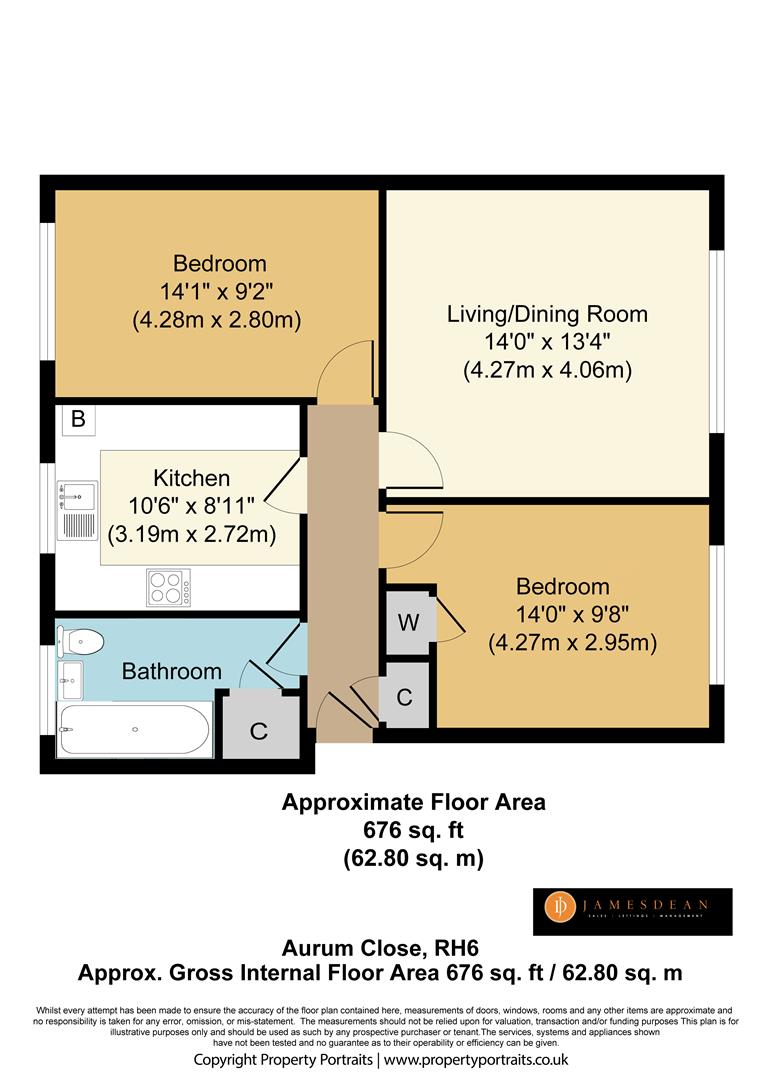 Lytham, 4, Aurum Close, Horley floorplan