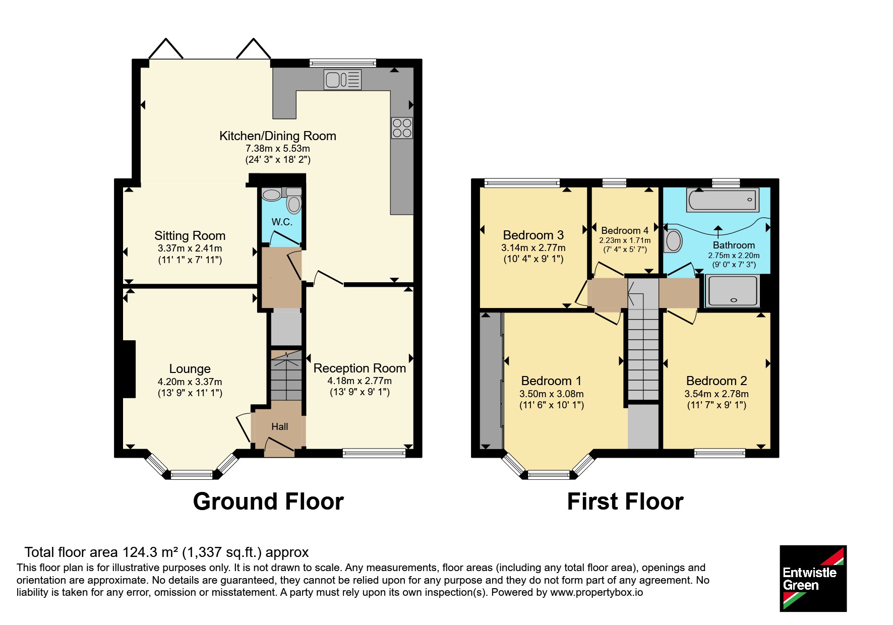 3, Lowood Grove, Preston floorplan