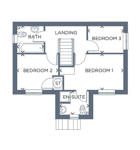 Plot 241, Renmore, Sutterton floorplan